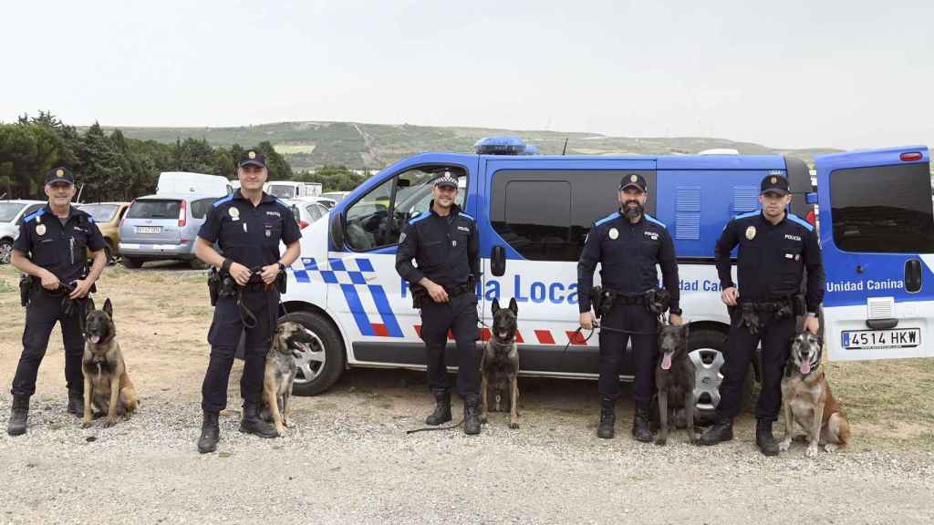 Unidad Canina de la Policía Local de Burgos.