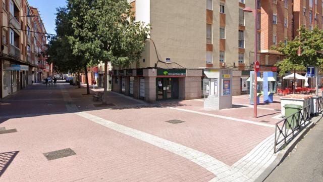 Punto de la ONCE en el que se ha repartido el premio ubicado en la Plaza del Carmen de Valladolid