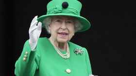 La reina Isabel II en el Jubileo de Platino.