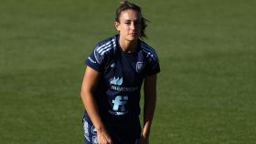 Alexia Putellas, en un entrenamiento de la selección española de fútbol femenino