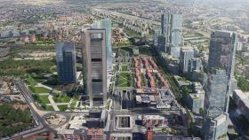 Imagen de lo que será el distrito 22 de Madrid, comprendido entre las Cinco Torres y Madrid Nuevo Norte.