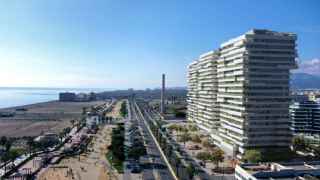 Así es el piso que Metrovacesa vende por más de 4 millones en una sus torres en Málaga