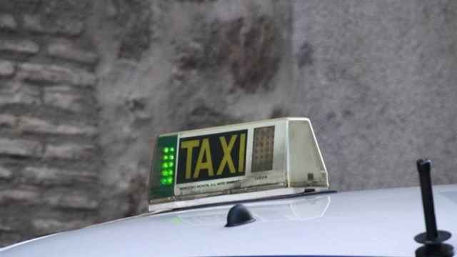 Uno de los taxis que hay en Málaga capital.