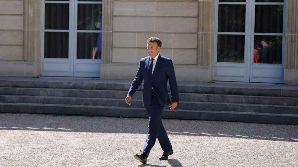 Macron, este lunes, en la presentación del nuevo Ejecutivo.