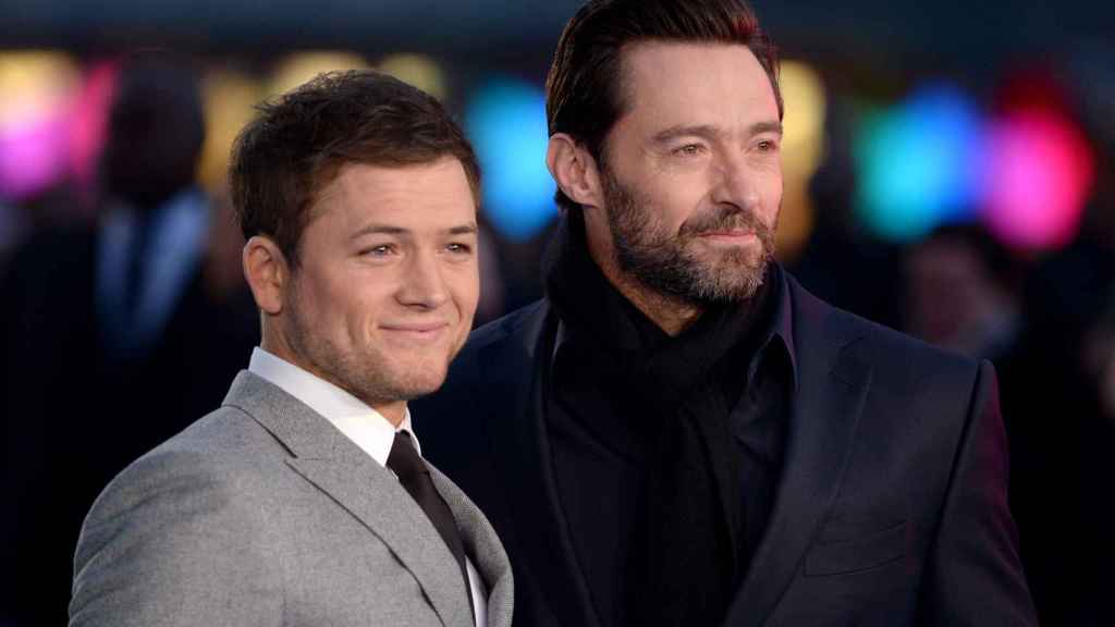 Taron Egerton shot 'Eddie the Eagle' with Hugh Jackman.  He now he wants to inherit the Wolverine character.