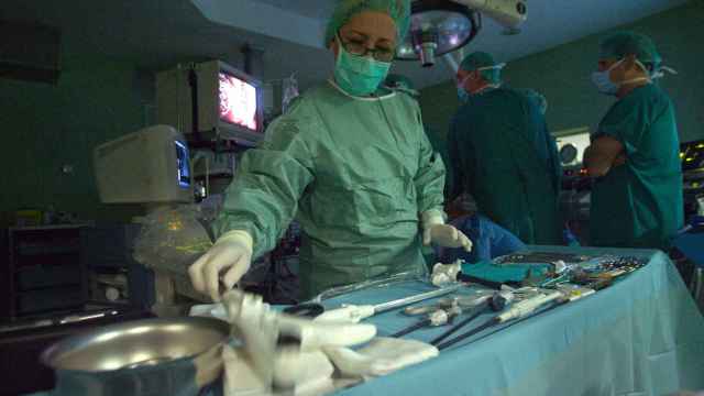 Una operación quirúrgica en un hospital de la Comunidad Valenciana.