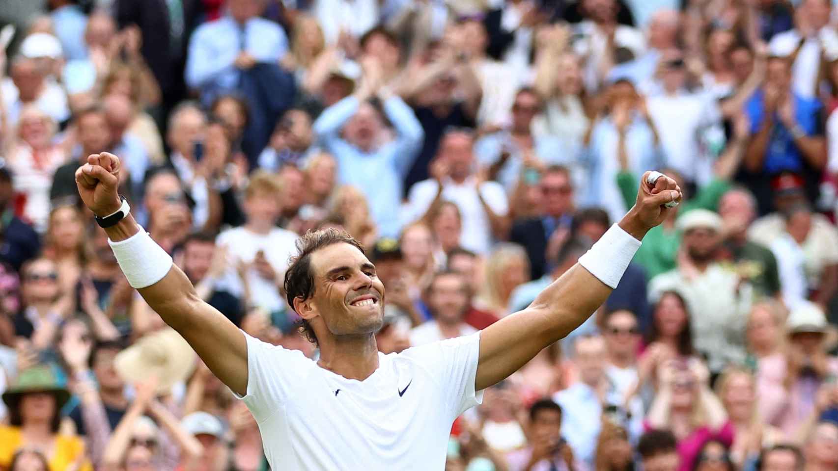 Rafa Nadal, en Wimbledon 2022