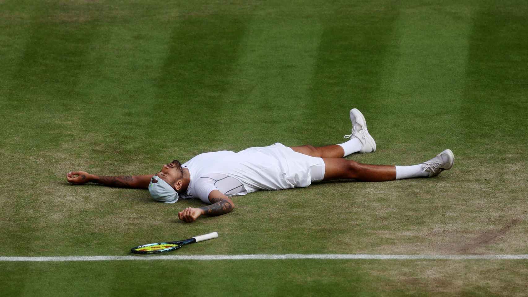 Nick Kyrgios, en Wimbledon 2022
