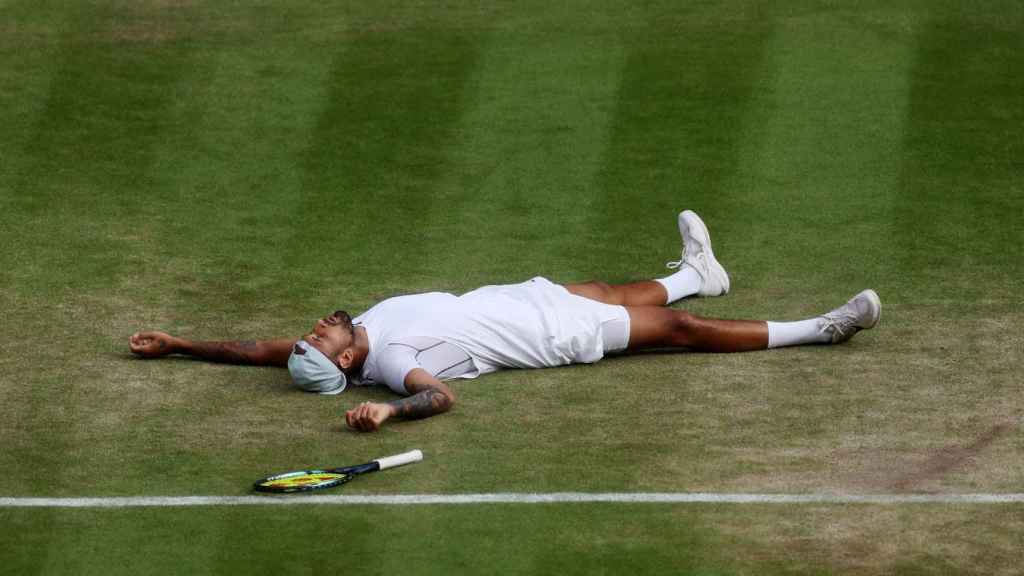 Nick Kyrgios, en Wimbledon 2022