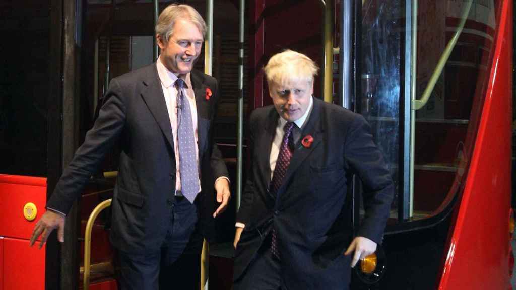 Boris Johnson y Owen Paterson.