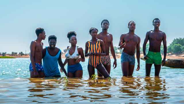 Actores africanos en la película 'Mali Twist', del director Robert Guédiguian.