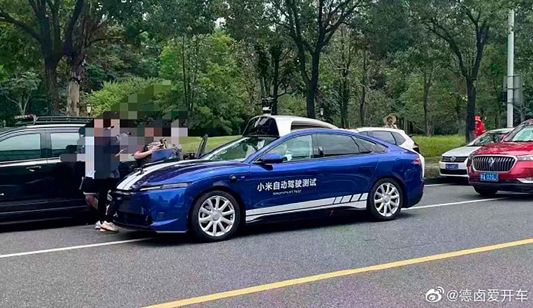 Este es el coche autónomo de Xiaomi en pruebas