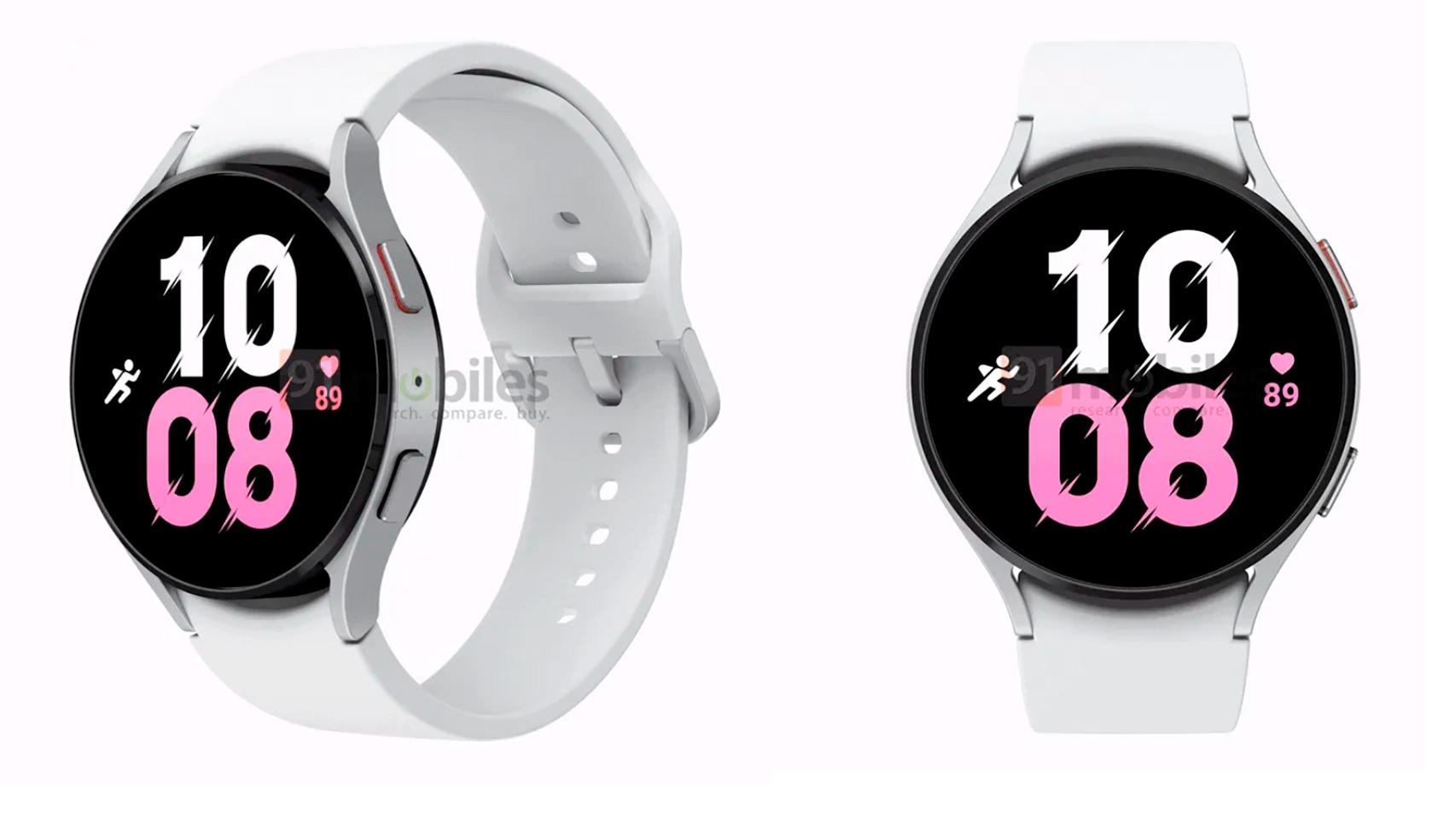 El diseño del Samsung Galaxy Watch 5 y Watch 5 Pro se filtra al completo  antes de su lanzamiento