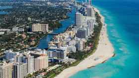 Vista aérea de Miami.