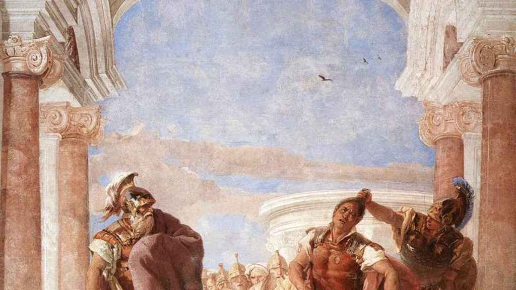 'La cólera de Aquiles', de Giambattista Tiepolo, 1757