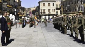 Acto homenaje a Herrasti en Ciudad Rodrigo a cargo del Regimiento de Ingenieros número 11 de Salamanca