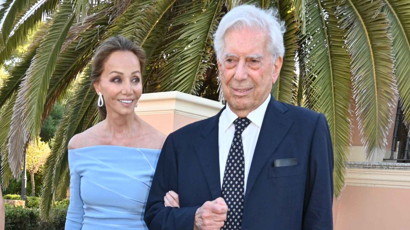 Isabel Preysler y Mario Vargas Llosa en la boda de Álvaro Castillejo