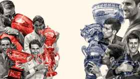Rafael Nadal y Novak Djokovic y su batalla por los Grand Slam