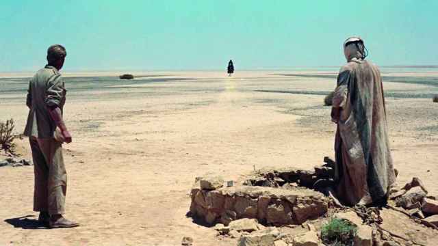 Fotograma desértico de la película 'Lawrence de Arabia'.