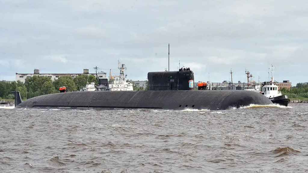 Submarino Belgorod en maniobras de entrenamiento