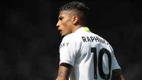Raphinha, con el Leeds United