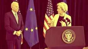 El presidente de EEUU, Joe Biden, y la presidenta de la Comisión Europea, Ursula von der Leyen.