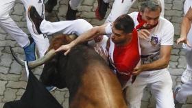 Imagen de archivo de un encierro de San Fermín.