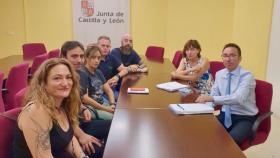 Reunión en la Junta con los trabajadores de TI Fluid System de Palencia