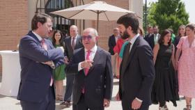 Eduardo Margareto / ICAL. El presidente de la Junta de Castilla y León, Alfonso Fernández Mañueco, preside el acto de inauguración de la primera DOP 'Vino de Pago de Castilla y León', operada por Heredad de Urueña