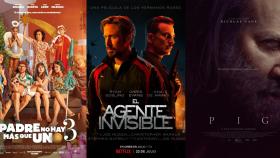 'El agente invisible', 'Padre no hay más que uno 3' y 'Pig' son los estrenos de cartelera recomendados para el fin de semana del 15 de julio.
