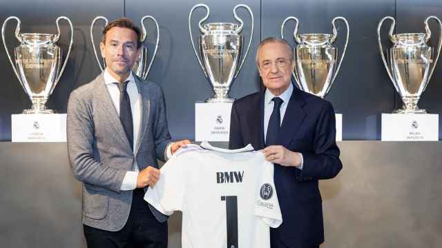 El Real Madrid presenta su alianza con BMW
