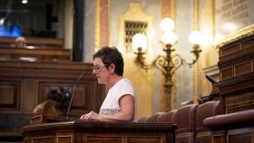 La portavoz de EH Bildu, Mertxe Aizpurua, durante su intervención en el Debate sobre el estado de la Nación.