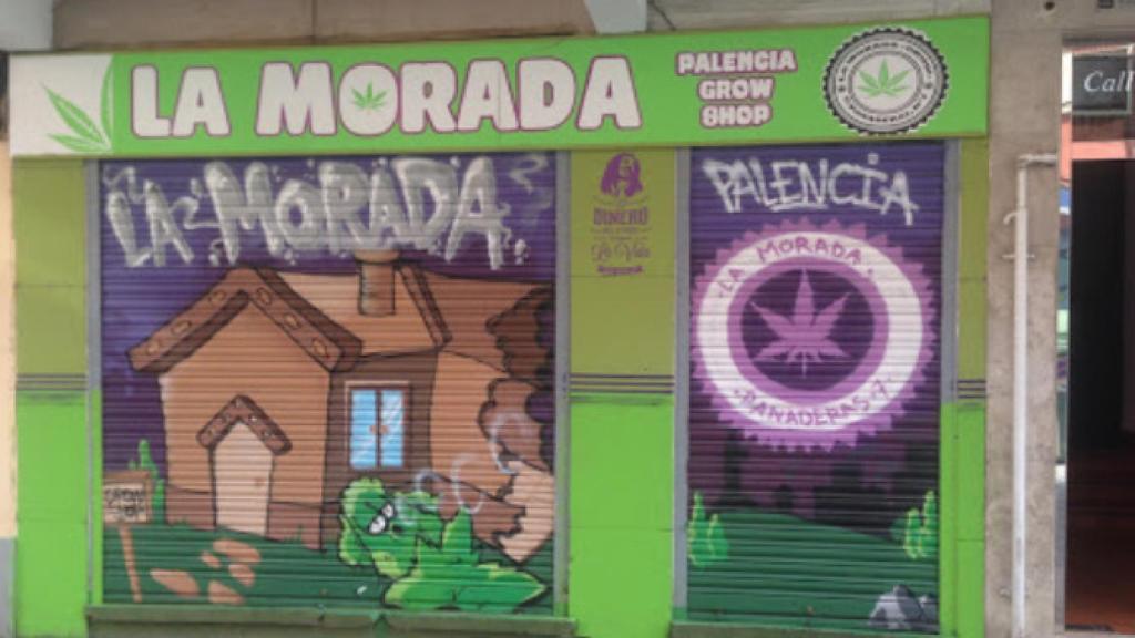 La Morada Grow Shop, uno de los sitios donde la organización vendía la droga.