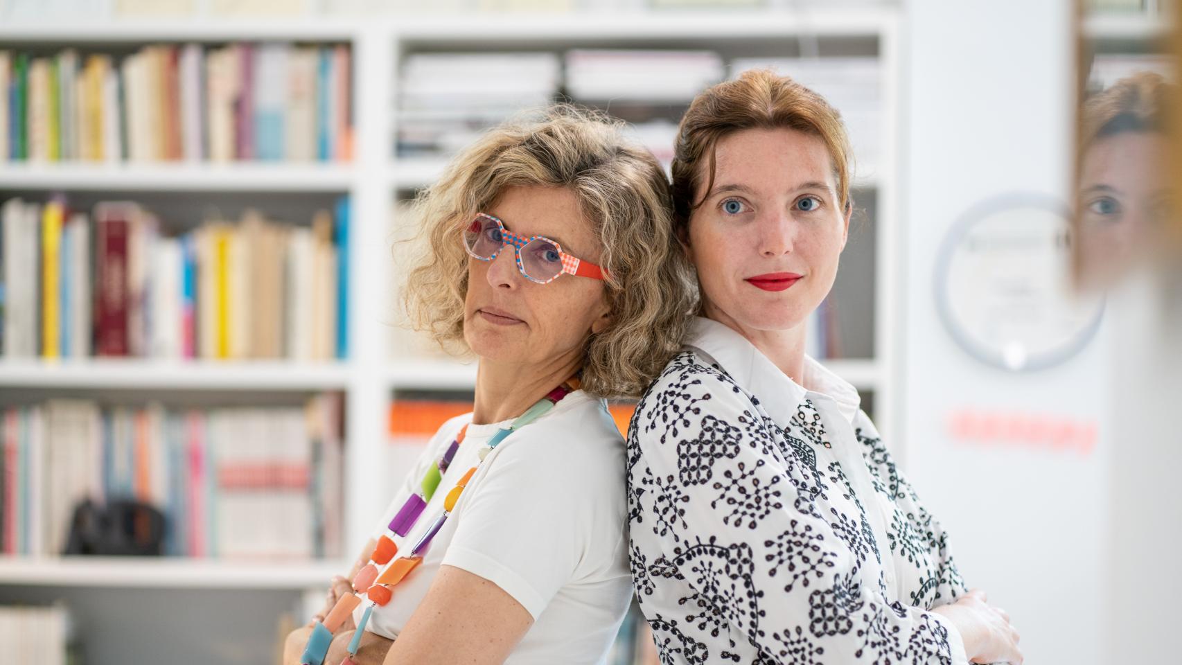 Teresa Sapey (izquierda) y Francesca Heathcote (derecha).