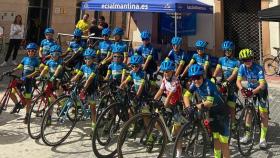 Los más pequeños de la Escuela de Ciclismo Salmantina