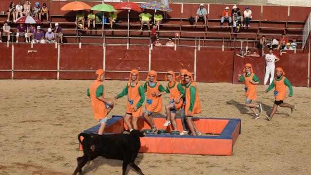 Imagen del Gran Prix de peñas en Cigales