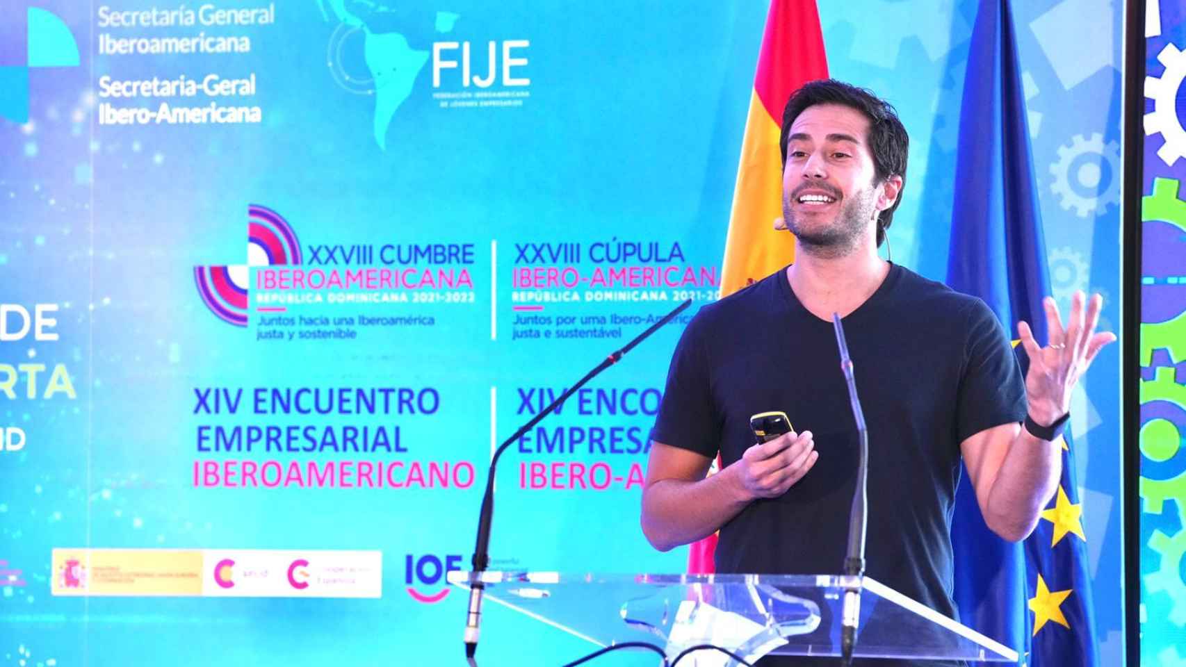 Eduardo Della Maggiora durante su intervención en el III Foro Iberoamericano de Innovación Abierta