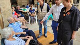 Visita de Irene Cortés, directora general de la Agencia de Protección Civil y Emergencias, a los evacuados en Salamanca