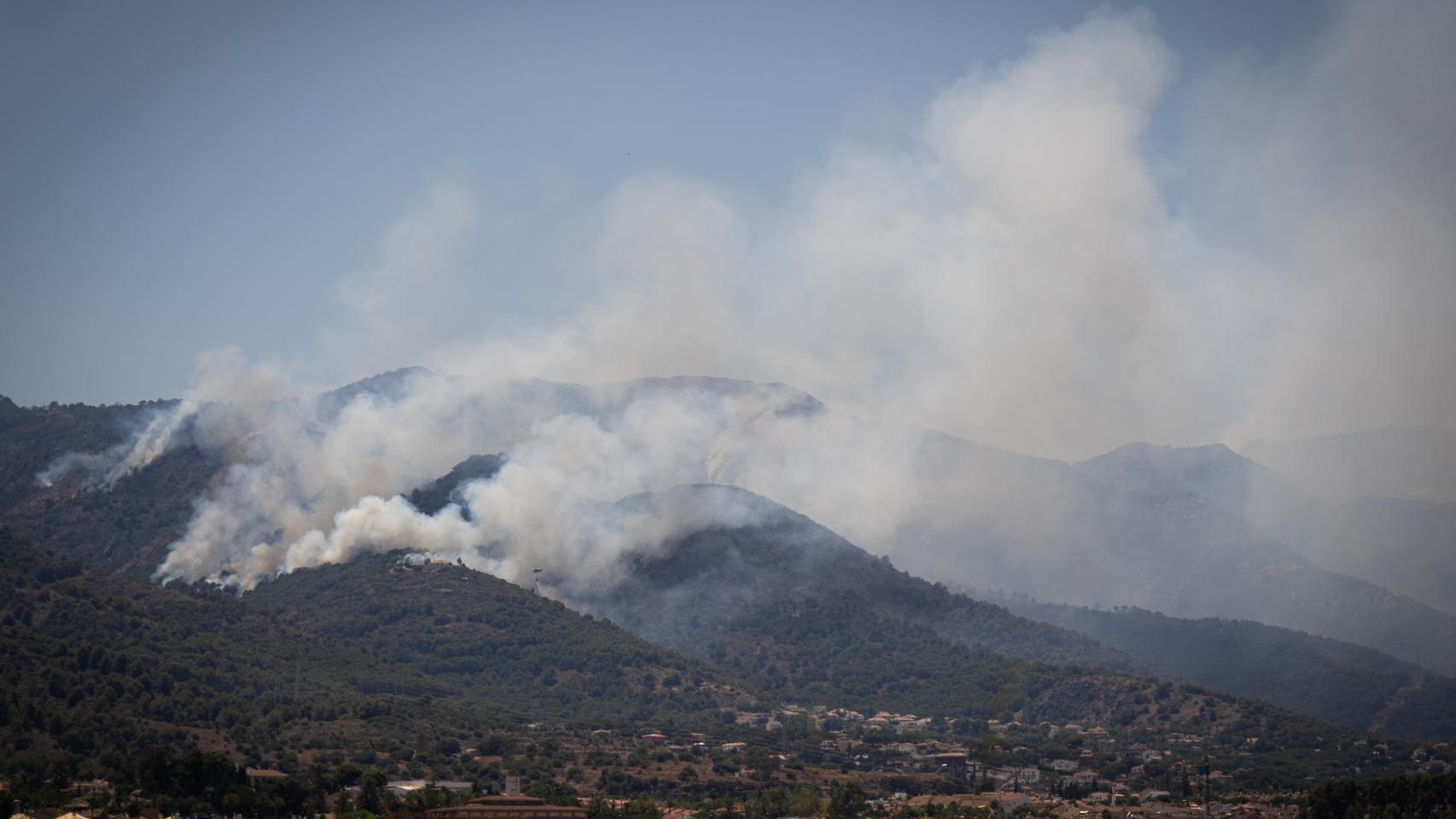 Fotogalería | Las espectacular imágenes del incendio en Mijas (Málaga) tras su paso