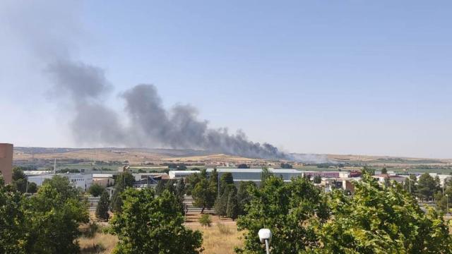 Incendio en Tobarra. Foto: INFOCAM.