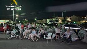 Desalojan a 60 ancianos en Lagartera (Toledo) tras originarse un fuego en los setos de la residencia