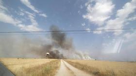 Incendio en Villaseco del Pan