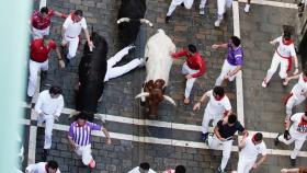 Fernando del Valle vuelve a San Fermín. Fotografía de Pablo Mena cedida por Fernando a EL ESPAÑOL de Castilla y León