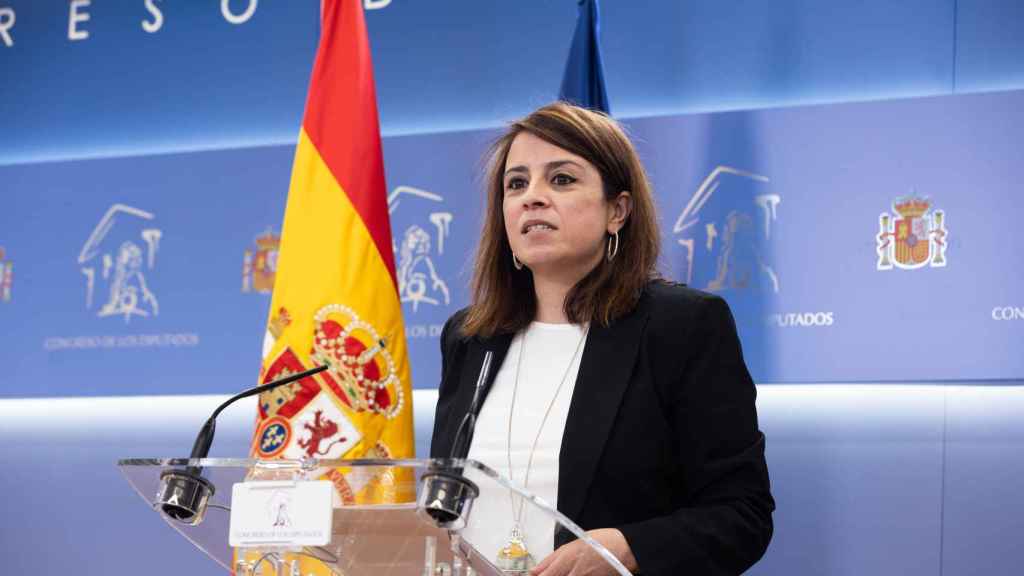 Adriana Lastra en el Congreso de los Diputados en mayo de 2021.