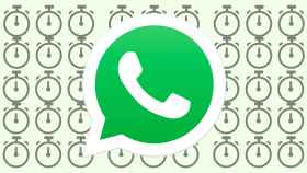 Fotomontaje con el logo de WhatsApp.