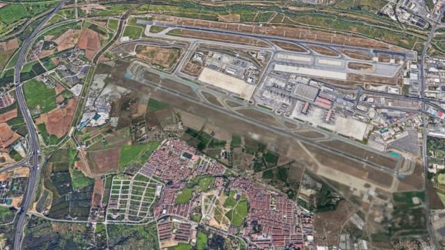 Vista aérea de los terrenos de Málaga en los que se proyectan estas nuevas viviendas.