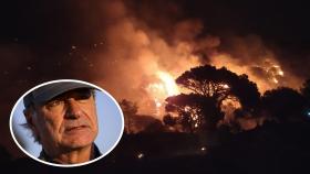 Carlos Sainz y el incendio de Cebreros.