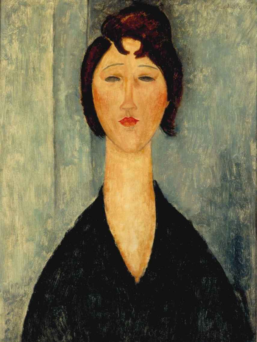 Portrait of a young woman (1918), Amedeo Modigliani.