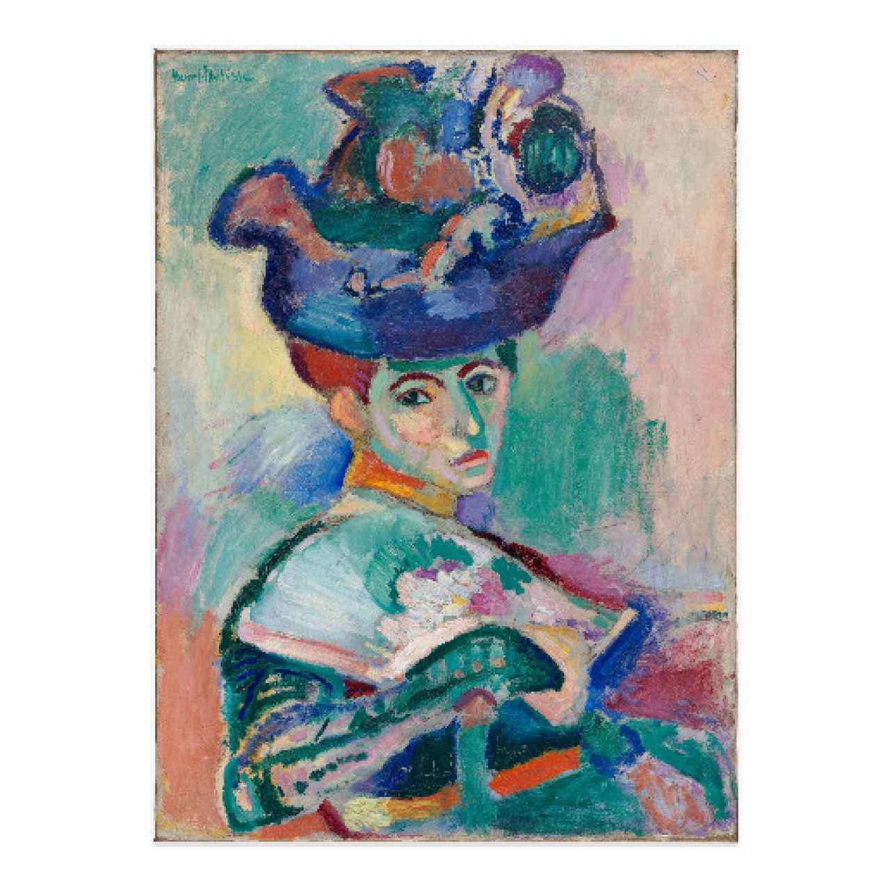 'Femme au chapeau' (1905), Henri Matisse.