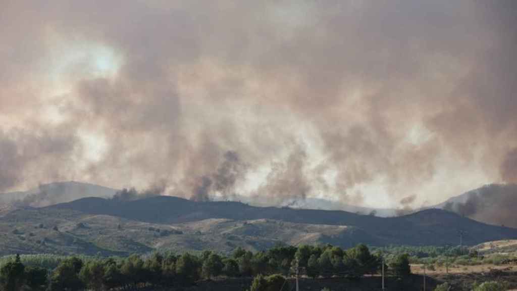 Foto del incendio de Ateca